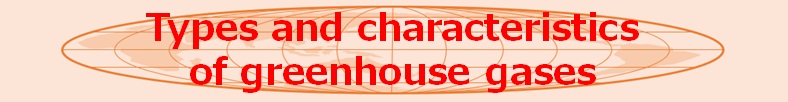 Types and characteristics of greenhouse gases